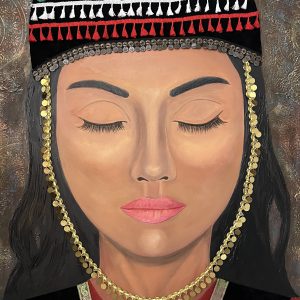 Iranian Woman painting